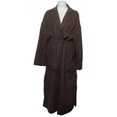 Coat (Brown) from Zara Polyester, Viscose, Wool