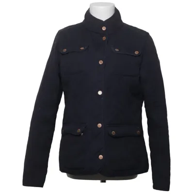 Veste (Bleu) de Luhta Coton, Cuir, Polyester