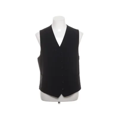 Kostuumgilet (Zwart) van Woolmark Blend
