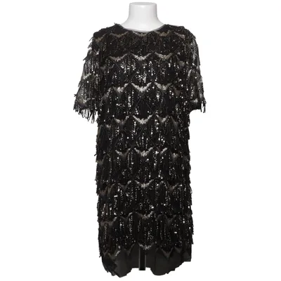 Cocktailjurk (Zwart, Goud) van Zara Basic Polyamide