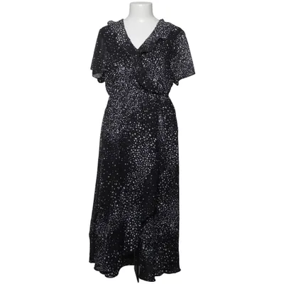 Wrap dress (Black, White) from Cellbes Woman Polyester