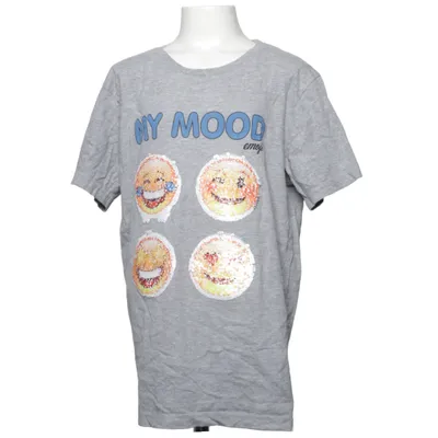 T-shirt (Grijs) van Emoji Katoen, Polyester