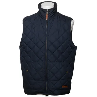 Outer vest (Blue) from Knowledge Cotton Apparel Organic cotton, Recycled polyester