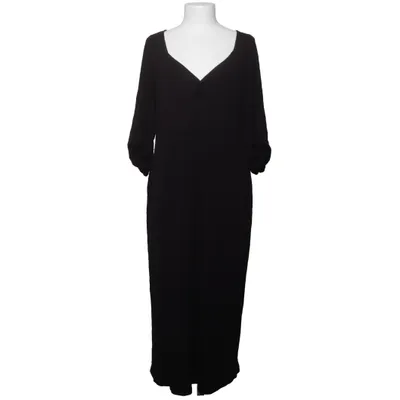 Robe longue (Noir) de Indiska Élasthane, Polyester, Viscose