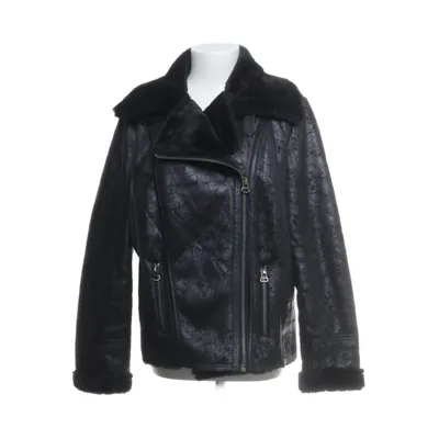Veste en peau de mouton retournée (Noir) de Kenji Polyester