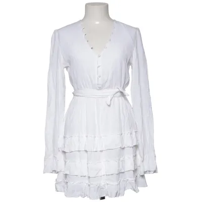 Robe (Front Button Frill Dress) de Donna Romina x NA-KD Polyester, Viscose
