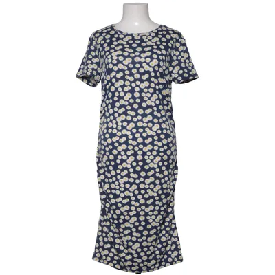 Jurk (Blauw, Wit, Geel) van Moves Elastaan, Polyester