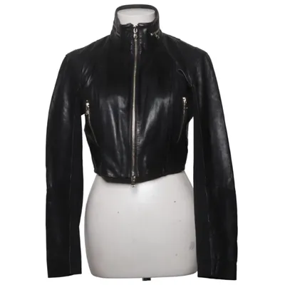 Veste en cuir (Twin-Set Simona Barbieri) de Twin Set Simona Barbieri Cuir, Polyester, Viscose