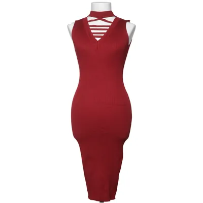 Robe longue (Rouge) de GiorGia Coton, Viscose