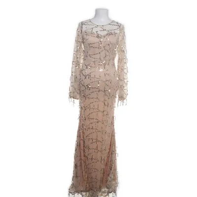 Robe de soirée (Beige, Or) de Pasito Élasthane, Polyester
