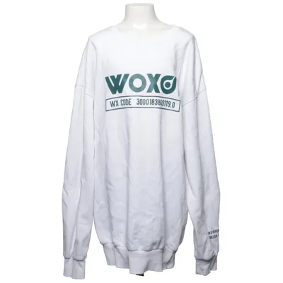 Collegetröja (Vit) från WOX Bomull, Polyester