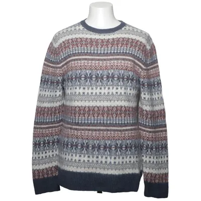 Christmas sweater (Blue, White, Multicolored) from Daniele Fiesoli Merino wool