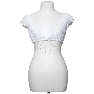 Dirndlblus (Vit) från Country Bomull, Polyester