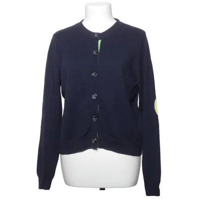 Cardigan (Blauw, Geel) van Sem Per Lei Kasjmier, Wol