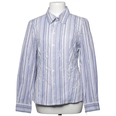 Shirt (Blue, White) from Dice Cotton, Elastane