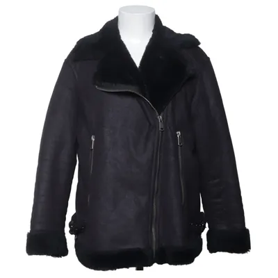 Shearling jas (Zwart) van Lindex Polyester