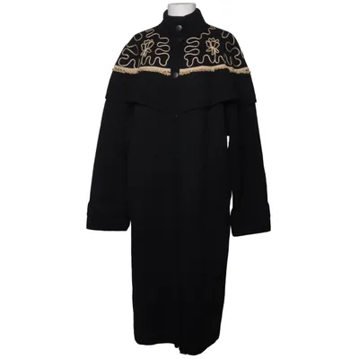 Kofta (Svart, Guldfärgad) från Vintage Akryl, Ull