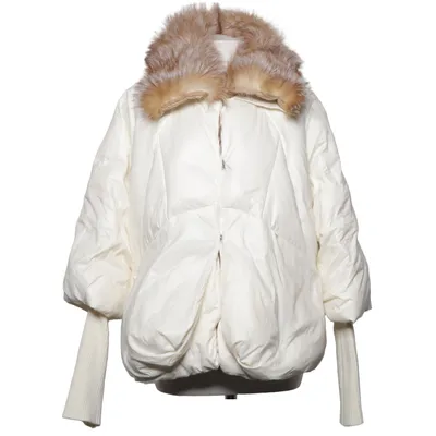 Veste d'hiver (Blanc) de Fashion Duvet, Nylon, Polyester