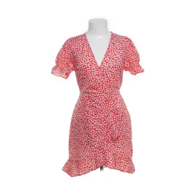 Dress (Red, White, Multicolored) from Chiquelle Polyester