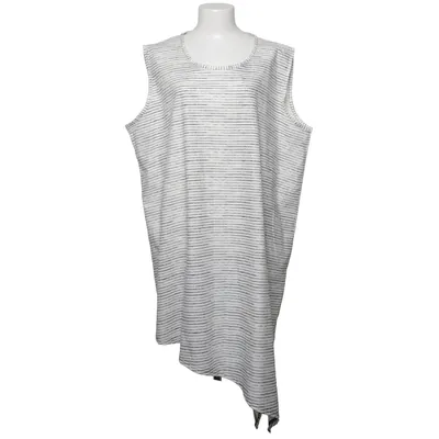 Dress (White, Black) from AKH Fashion Cotton