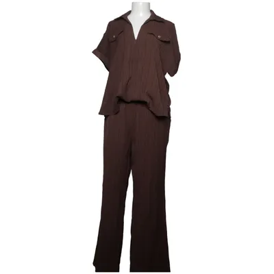 Byxdress (Brun) från In Front Bomull, Elastan, Polyester