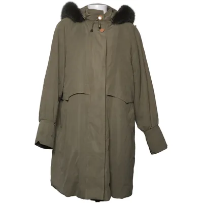 Parka (Green) from Alexandra Acetate, Polyamide, Polyester