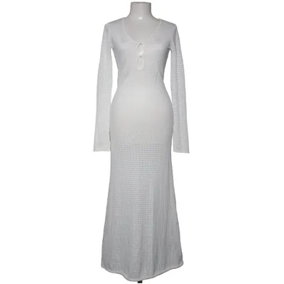 Långklänning (Vit) från NA-KD Polyester, Viskos