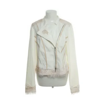 Denim jacket (White, Beige) from Crisca