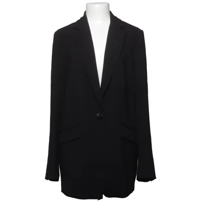 Blazer (Black) from Selection by Ulla Popken Acetate, Polyester, Viscose