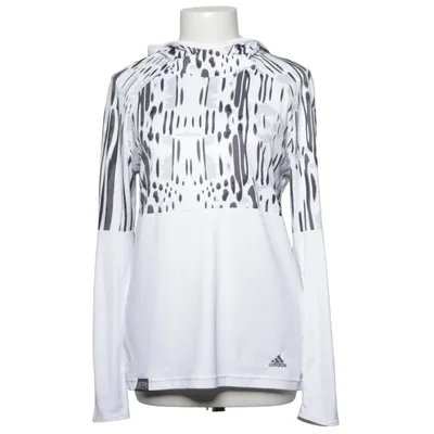 Kapuzenpullover (Weiß, Schwarz) von Adidas Running Polyester