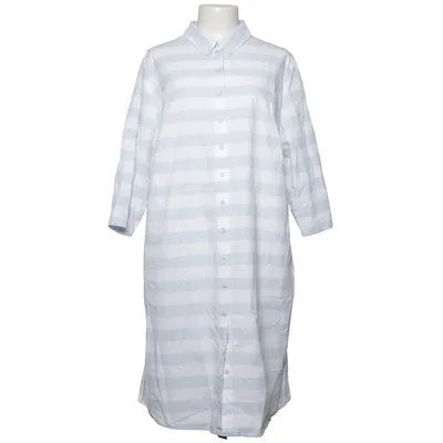 Robe chemise (Bleu, Blanc) de SuZa Coton