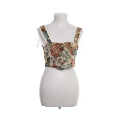 Crop top (Wit, Groen, Meerkleurig) van Cider Polyester, Katoen