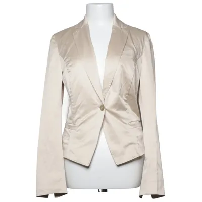 Blazer (Beige) van Sisley Katoen, Elastaan, Polyester
