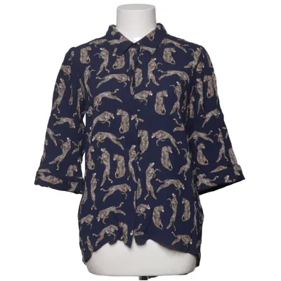 Short sleeve shirt (Blue, Multicolored) from Just Viscose