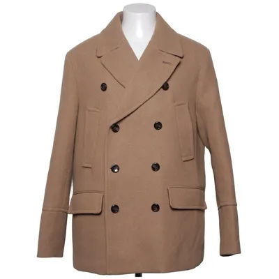 Erwt jas (Beige) van Mango Man Acryl, Katoen, Polyester, Viscose, Wol