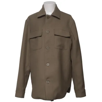 Överskjorta (Beige) från Sandro Bomull, Polyester, Viskos, Ull