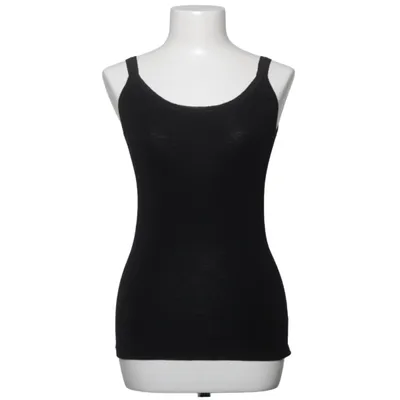 Tanktop (Zwart) van Dilling Merinowol
