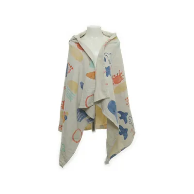 Badponcho (Wit, Meerkleurig) van H&M Home Katoen