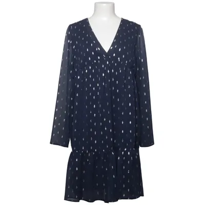 Dress (Blue, Silver) from Naf Naf Polyester, Viscose