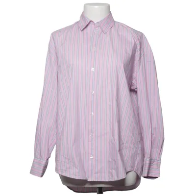 Shirt (Pink, Blue, White) from Zara Cotton, Polyester