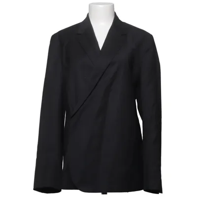 Kavaj (Svart) från COS Polyester, Ull