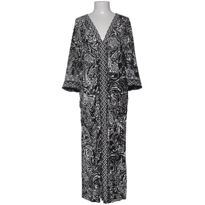 Klänning (Svart, Vit, Flerfärgad) från Selection by Ulla Popken Elastan, Viskos