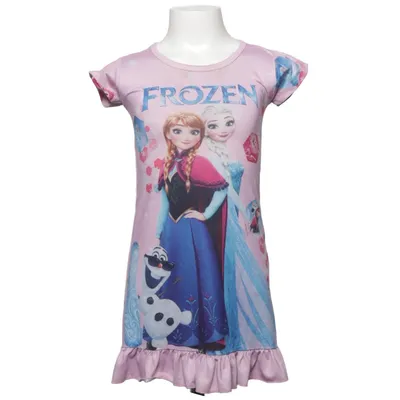 Jurk (Roze, Meerkleurig) van Frozen