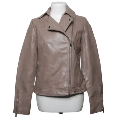 Bikerjack (Bruin) van Flame Katoen, Polyester, Polyurethaan, Viscose