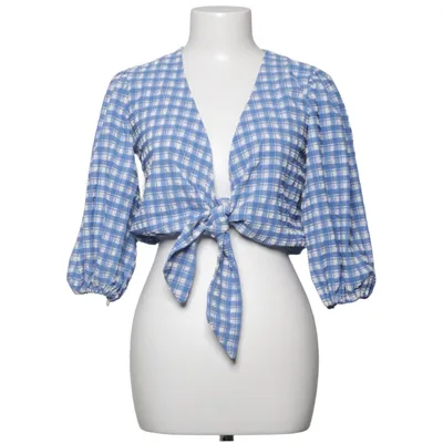 Haut portefeuille (Bleu, Blanc) de Ganni Swimwear