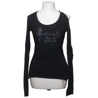 Langarmshirt (Schwarz) von Retro Jeans Company Baumwolle