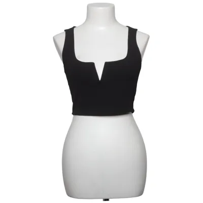 Crop top (Noir) de NLY One Élasthane, Polyester