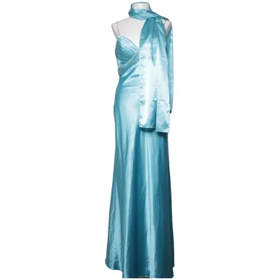 Evening gown (Blue) from Aspeed Polyester, Viscose