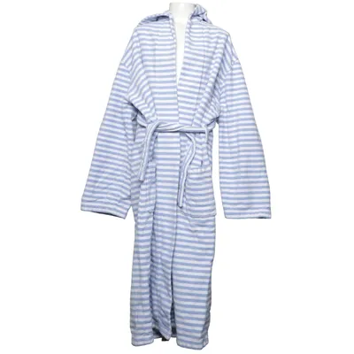Badjas (Blauw, Wit) van Sanetta Katoen