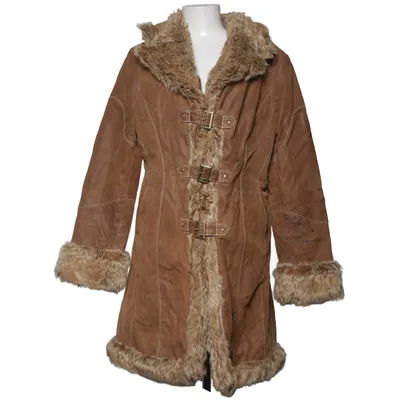 Shearlingjacka (Brun, Beige) från HO Polyester